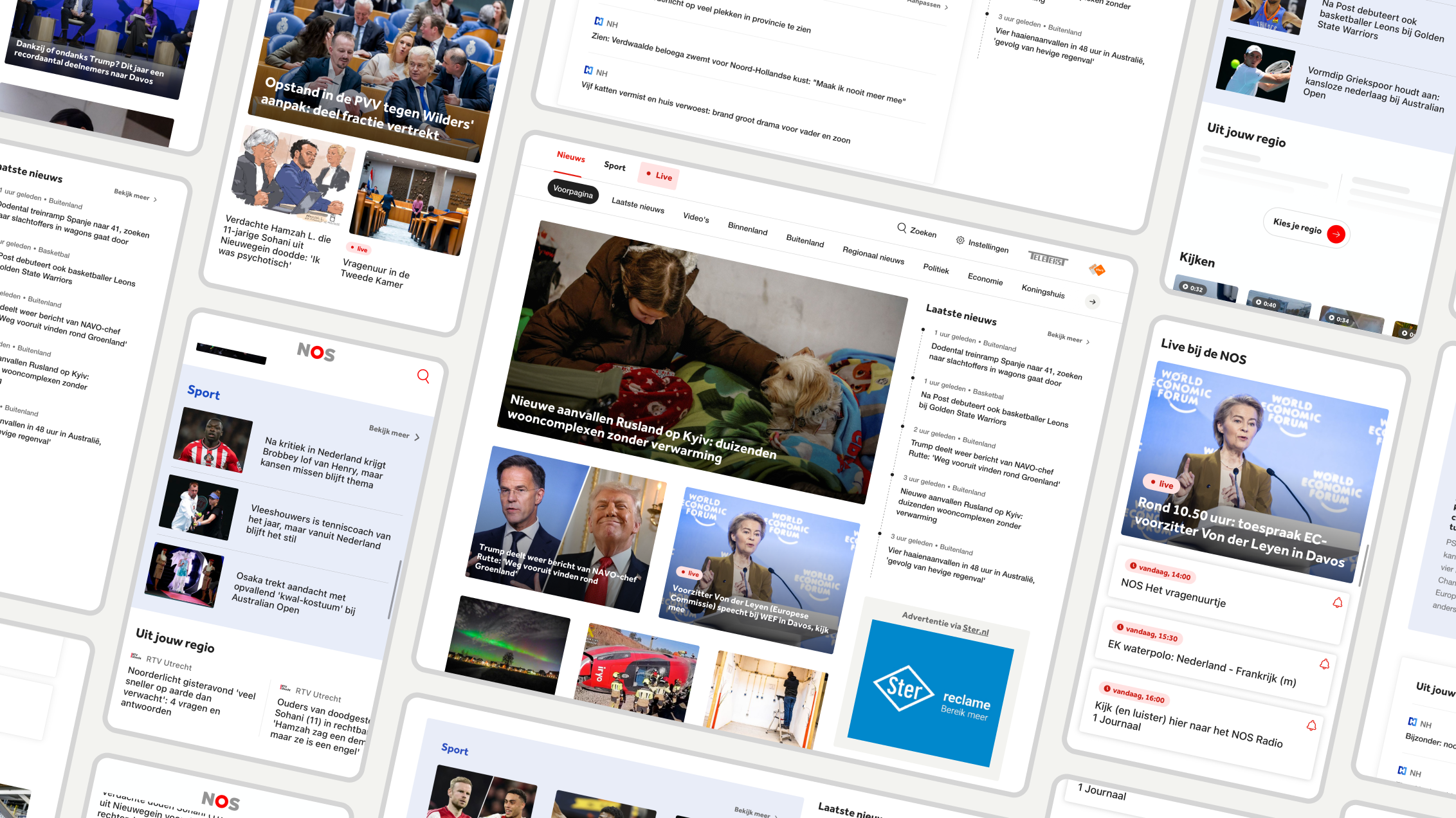 NOS-app vernieuwd: meer overzicht en meer ruimte voor live