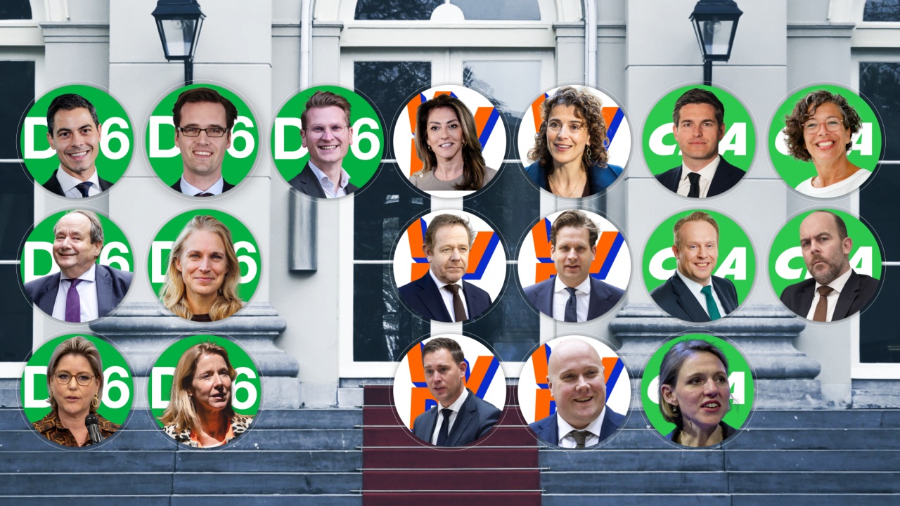 Beëdiging en presentatie kabinet-Jetten