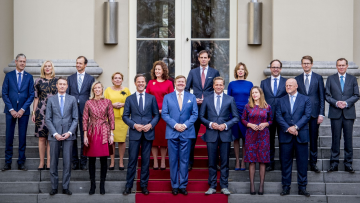 Prinsjesdag: top kabinet bij Het Oog aan tafel