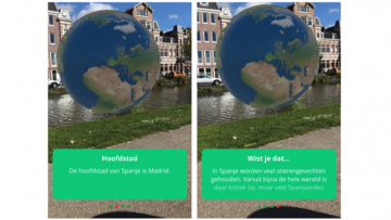 Augmented reality in Jeugdjournaal-app