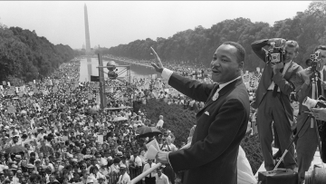 Herdenking moord op Martin Luther King live op tv