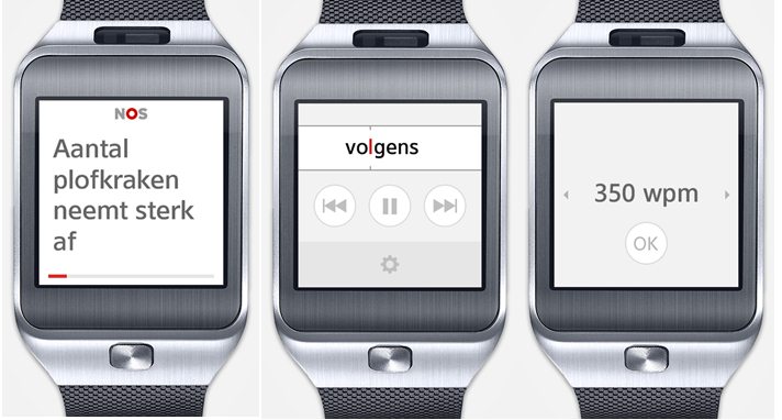 NOS lanceert smartwatch-app met snellezer